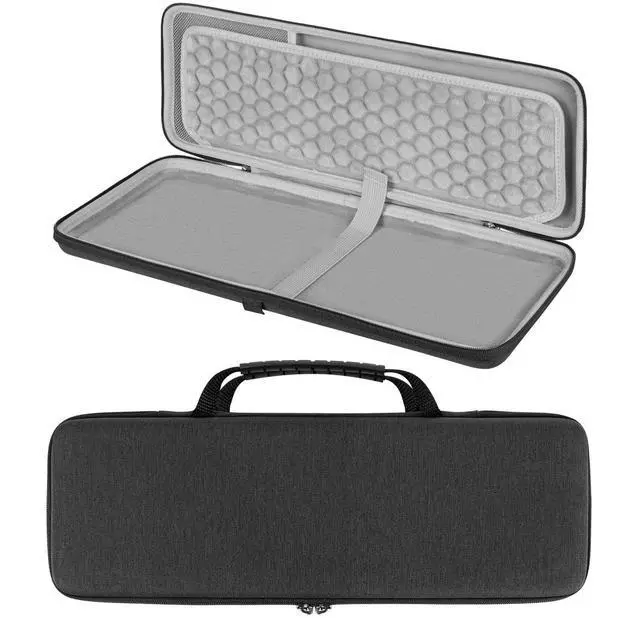 Alt view image 2 of 5 - Geekria Full Size Keyboard Case, Hard Shell Travel Carrying Bag, Compatible with Logitech MX Mechanical Wireless Illuminated Performance Keyboard/ MK955/ Signature Slim K950