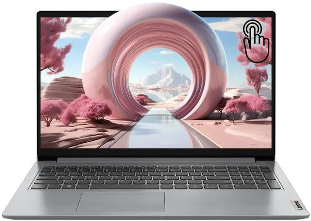 Main image of Lenovo IdeaPad 1 15.6" FHD Laptop, 15.6" FHD Touchscreen, Intel Core i3-1215U (Perform Better Than Ryzen 3 7320U), 16GB RAM, 1TB SSD, SD Card Reader, HDMI, Webcam, Wi-Fi 6, Windows 11 Home, Grey