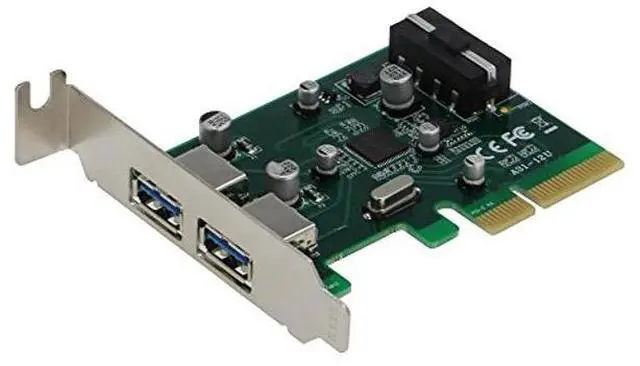 Alt view image 3 of 5 - SEDNA - PCIE USB 3.1 2 Port Type A Adapter (10 Gbps) with Low Profile Bracket