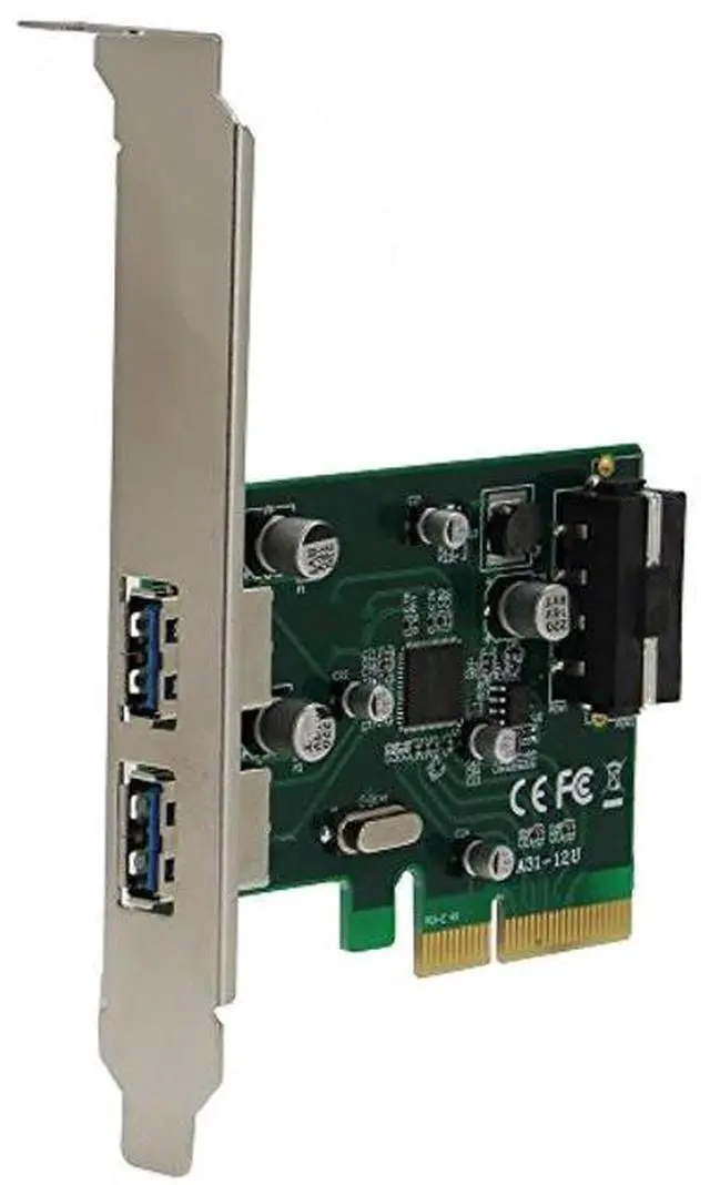 Alt view image 5 of 5 - SEDNA - PCIE USB 3.1 2 Port Type A Adapter (10 Gbps) with Low Profile Bracket