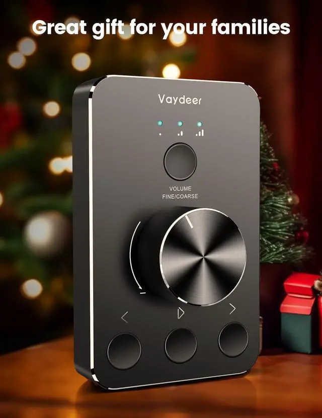 Alt view image 2 of 5 - Vaydeer Volume Control Knob with One-Click Mute Function and 3 Volume Control Modes, USB Volume Knob Multimedia Controller for Win 7/8/10/Mac, Gift for Festivals Loved Ones