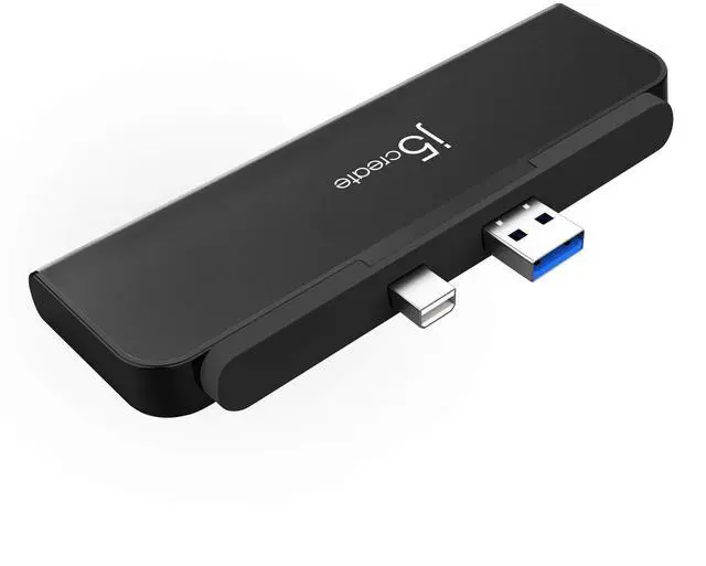Alt view image 3 of 5 - j5create UltraDrive Mini Dock - Docking Station - USB 3.0 / Mini Displayport - HDMI, Mini DP - for Microsoft Surface Pro (Mid 2017), Pro 4, Pro 6