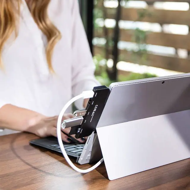 Alt view image 4 of 5 - j5create UltraDrive Mini Dock - Docking Station - USB 3.0 / Mini Displayport - HDMI, Mini DP - for Microsoft Surface Pro (Mid 2017), Pro 4, Pro 6