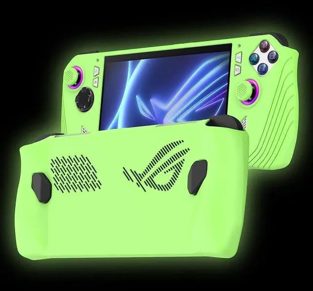 Alt view image 2 of 5 - BoxWave Active Glow Case for ASUS ROG Ally Z1 - Flexible, Slim Design, Glow in The Dark