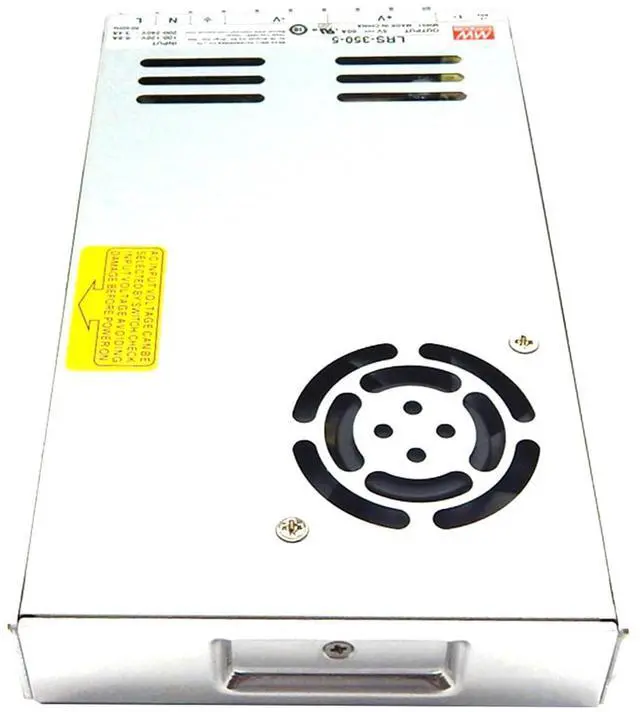 Alt view image 2 of 5 - Mean Well LRS-350-5 350W Single Output Switching Power Supply 5V 60A, 90-132VAC/180-264VAC Input, Industrial Grade, UL Certified, for Automation Machinery