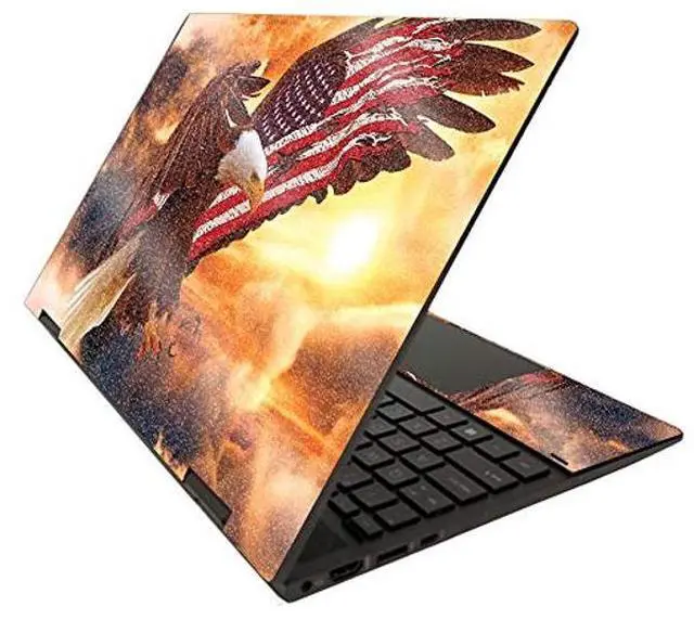 Main image of MightySkins Glossy Glitter Skin for HP Envy x360 15" (2020) - Bald Eagle | Protective, Durable High-Gloss Glitter Finish | Easy to Apply, Remove, and Change Styles | Made in The USA