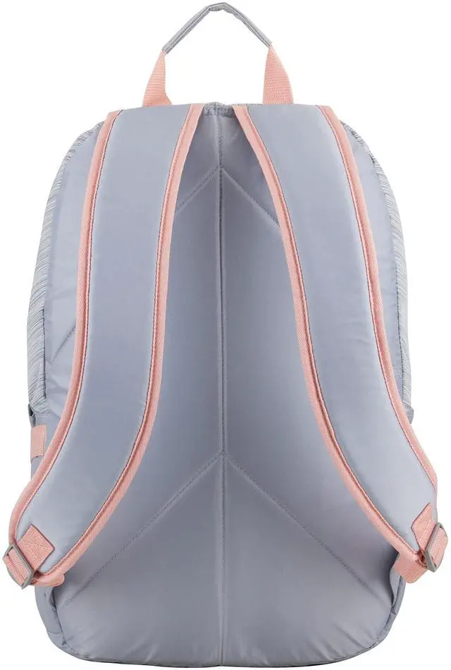 Alt view image 5 of 5 - FUEL Hiking Laptop Backpack, College Bookbag, Travel Daypack with 5 Compartments, Dynamo Tech Pocket, 18.5 Inches, Silver