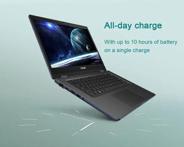 Alt view image 4 of 5 - Asus flip S 14 2 in 1 Touchscreen Laptop for Student & Business (14" FHD, 16GB RAM, 1TB SSD, Intel Core i3-N305 (> i5-1135G7)) Ruggedized & Spill-resistant, 10-Hr Battery Life, Webcam, Win 11 Pro