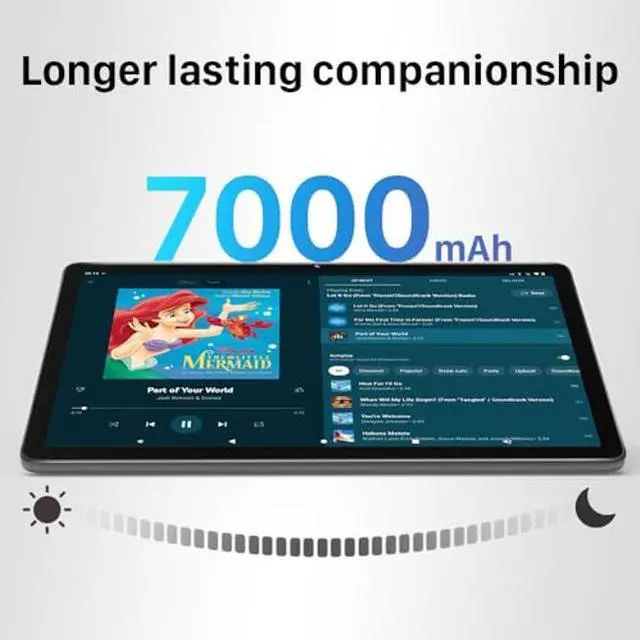 Alt view image 5 of 5 - ApoloMedia 11" Tablet, 2025 Android 15 with Octa-core Processor, 8GB+128GB, 1TB Expandtion, HD IPS Large tableta,WiFi 6&BT5.0, Support GMS (Gray)