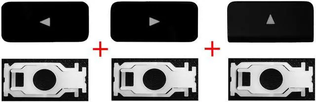 Main image of Bfenown Replacement UP (Down) + Left + Right Arrow Keycap Key Scissor Clip Hinge for MacBook Pro/Air Model A2141 A2442 A2485 A2251 A2289 A2179 A2337 A2338 Keyboard