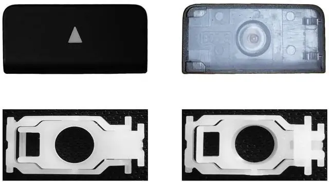 Alt view image 2 of 5 - Bfenown Replacement UP (Down) + Left + Right Arrow Keycap Key Scissor Clip Hinge for MacBook Pro/Air Model A2141 A2442 A2485 A2251 A2289 A2179 A2337 A2338 Keyboard