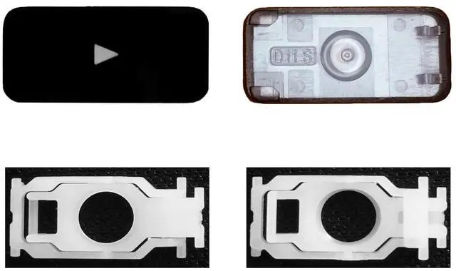 Alt view image 3 of 5 - Bfenown Replacement UP (Down) + Left + Right Arrow Keycap Key Scissor Clip Hinge for MacBook Pro/Air Model A2141 A2442 A2485 A2251 A2289 A2179 A2337 A2338 Keyboard