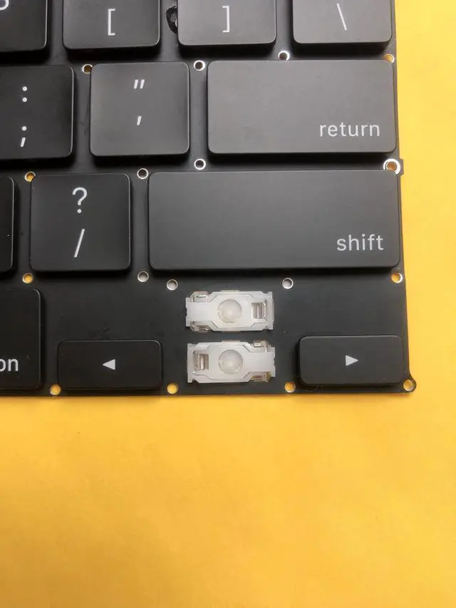 Alt view image 5 of 5 - Bfenown Replacement UP (Down) + Left + Right Arrow Keycap Key Scissor Clip Hinge for MacBook Pro/Air Model A2141 A2442 A2485 A2251 A2289 A2179 A2337 A2338 Keyboard
