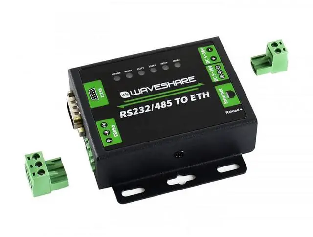 Alt view image 4 of 5 - Coolwell Waveshare RS485 to Ethernet Converter Industrial RS232/RS485 to RJ45 Converer Dual Serial Ports Bi-Directional Rransparent Data Transmission