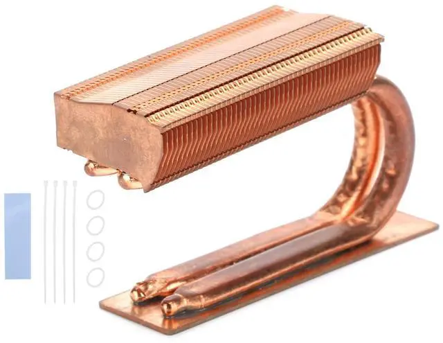 Alt view image 3 of 5 - M.2 SSD Heatsink, M.2 2280 Solid State Drive Cooler, Copper SSD Heat Sink with Heat Dissipation Film for M.2 2280 SSD, Computer Accessories