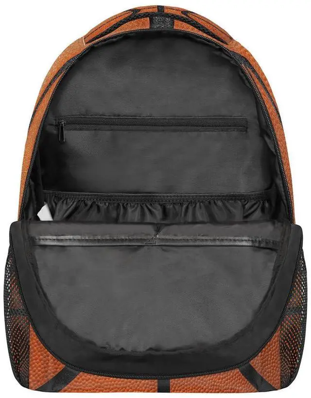 Alt view image 5 of 5 - DJYQBFA Art Basketball Backpack for Women Men Carry On Travel Backpack 16 Inch Lightweight Laptop Bag Purse Casual Daypack Backpacks for Hiking Work Gym