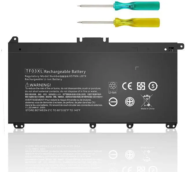 Main image of ALIPOWER TF03XL 41.9wh 11.55v 920070-855 Laptop Battery Replacement for HP Pavilion X360 15-CC1XX 15-CD0XX 15-CC123CL 15-CC154CL 15-CC184CL 15-CD075NR 17-AR050WM 14-BF050WM 14M-CD0001DX 14-CD0056TX