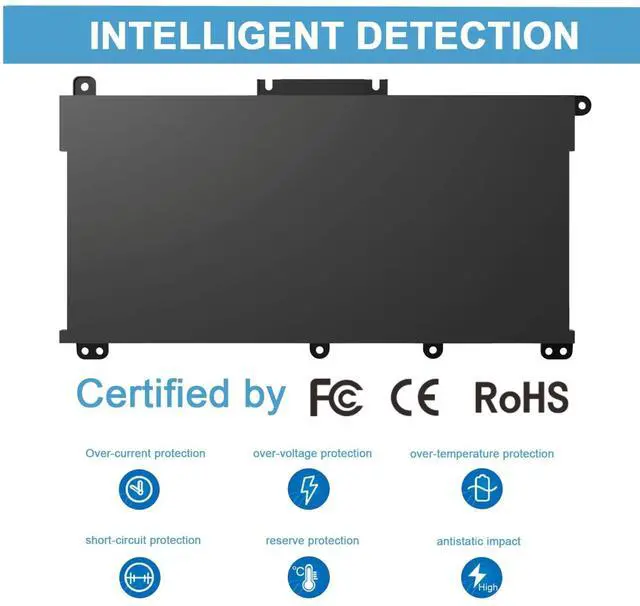 Alt view image 3 of 5 - ALIPOWER TF03XL 41.9wh 11.55v 920070-855 Laptop Battery Replacement for HP Pavilion X360 15-CC1XX 15-CD0XX 15-CC123CL 15-CC154CL 15-CC184CL 15-CD075NR 17-AR050WM 14-BF050WM 14M-CD0001DX 14-CD0056TX