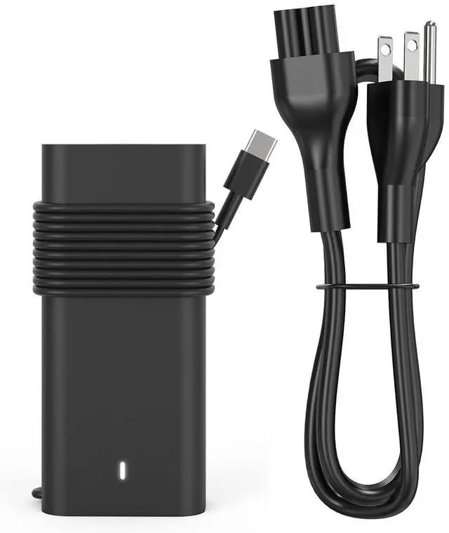 Main image of Replacement for Dell Laptop Charger 65W USB Type C AC Power Adapter Include Power Cord for Dell Latitude 3340 3440 3540 5340 5440 5540 7340 7440 7640 9440 2in1