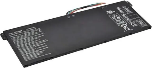 Alt view image 3 of 5 - HBFVG AC14B3K 4ICP5/57/80 AC14B8K Laptop Battery Replcement for Acer Aspire R3 R3-131T R5 R5-571T R5-571TG R3-131T-C0A7 R3-131T-C6YB Chromebook CB3-511 CB3-531 Swift SF314-51 Series(15.2V 48.9Wh)