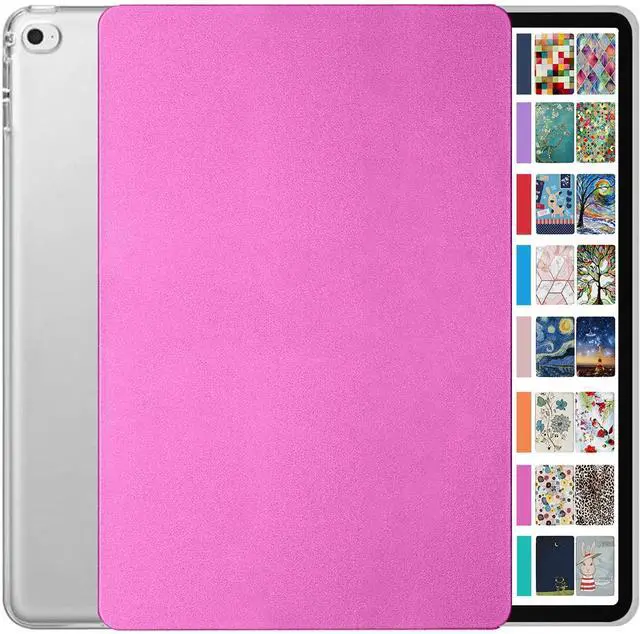 Main image of DuraSafe Cases Compatible with iPad 2015 PRO 12.9 Inch 1 Gen [ 1st Generation ] A1652 A1584 ML0H2LL/A ML0G2LL/A ML0N2LL/A Slim Hard Shell Protective Stand Cover - Pink