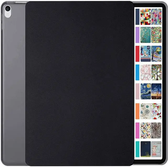 Main image of DuraSafe Cases for iPad Air 3rd Gen 10.5 Inch 2017/2019 [ PRO 10.5 Air 3 ] A1701 A1709 A1852 A2152 A2123 A2153 A2154 Slim Hard Shell Protective Stand Cover - Black