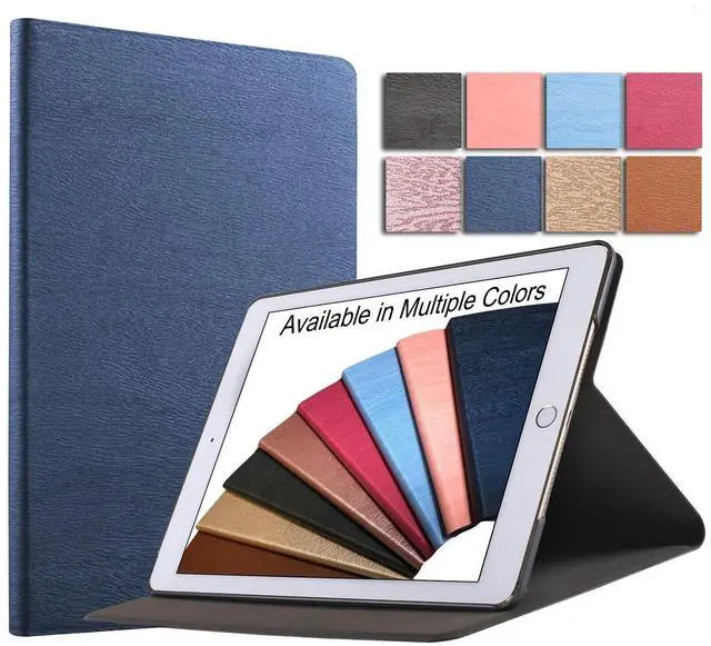 Main image of DuraSafe Case for iPad PRO 10.5 Inch 2017 / Air 3 (3rd Gen) 10.5 Inch 2019 [ A1701 A1709 A2152 A2123 A2153 A2154 ] Smart Cover Slim Folio, Auto Sleep/Wake - Navy Blue (Tree)