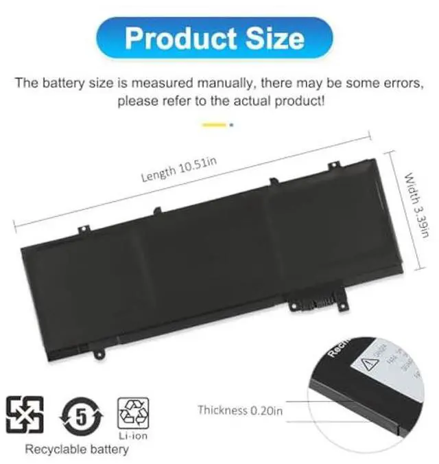 Alt view image 4 of 5 - ETESBAY L17M3P71 Laptop Battery Compatible with Lenovo ThinkPad T480S Series Notebook L17L3P71 L17M3P72 01AV478 01AV480 01AV479 SB10K97621 SB10K97622 SB10K97620