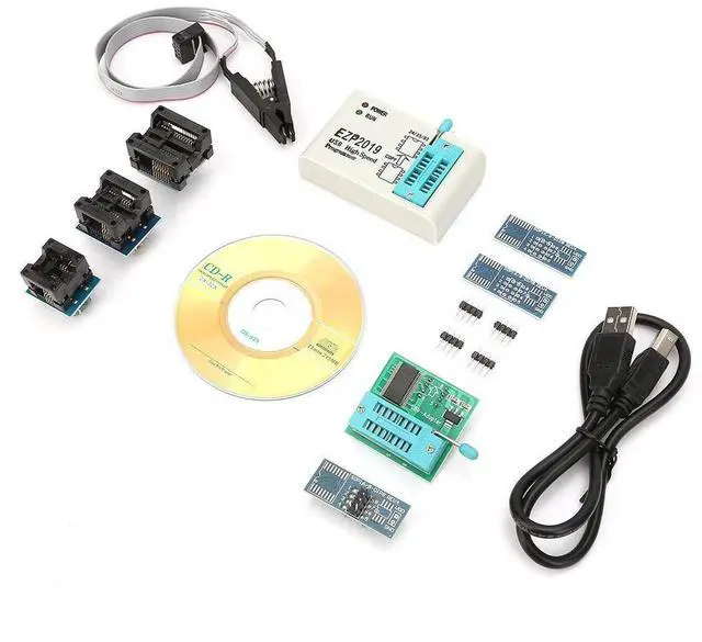 Main image of Fafeicy High Speed Flash Programmer, USB 2.0 Interface, for 24, 25, 93 Series Chips, with Automatic Off-line Copy Function(#2), Connector