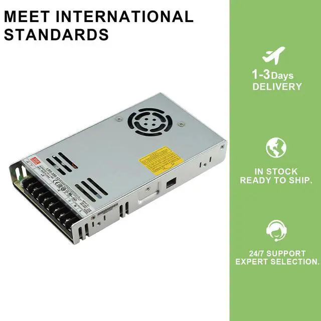 Alt view image 3 of 5 - FerroFab LRS-350-12 12V 29A 350W AC-DC Single Output Switching Power Supply, Industrial Grade, High Reliability, Easy Installation for Automation Machinery, Control Systems