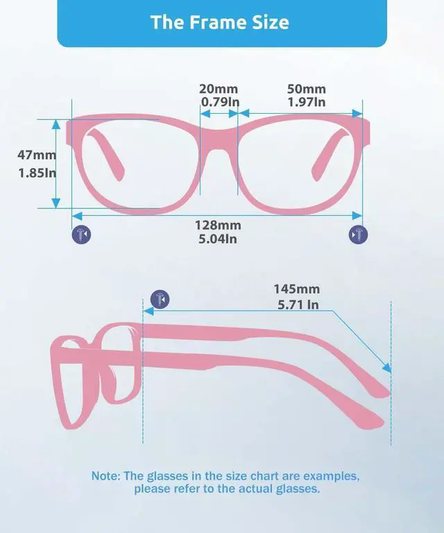 Alt view image 5 of 5 - Firmoo Blue Light Blocking Glasses for Woman, Gold Retro Round Metal Frame Anti Eyestrain UV400 Computer Gaming Glasses Bow165