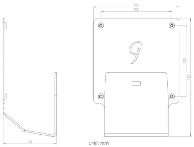 Alt view image 4 of 5 - Gladiator Joe Monitor Arm/Mount VESA Bracket Adapter Compatible with Samsung T260HD T260 T260M T240 T240MD T240HD - 100% Made in North America