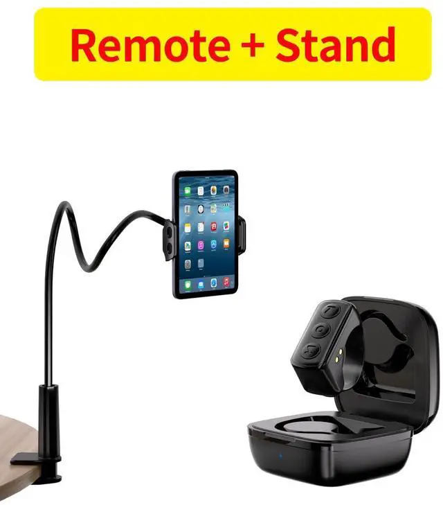 Main image of INNCNN Tablet Stand Holder with Scrolling Remote for TikTok, Compatible with iPad iPhone and Other 5-7.8inch Devices