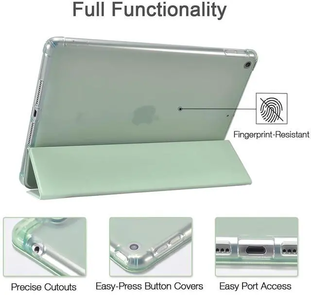 Alt view image 5 of 5 - JOYLAND Lemon Pad Case for 11 Inch iPad Pro 2018/2020/2021 Cute Fruit Anti-Scratch Shockproof with Pencil Holder Lightweight Smart Trifold Stand Case for iPad Pro 11" 2018/2020/2021