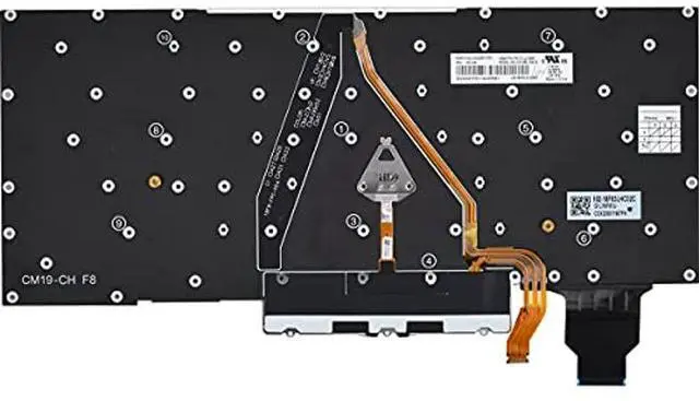 Alt view image 5 of 5 - Replacement Keyboard for Lenovo ThinkPad X1 Carbon Gen 7th 2019, ThinkPad X1 Carbon Gen 8th 2020 Laptop, ThinkPad X1 Yoga Gen 4 2019 & X1 Yoga Gen 5 2020 with Backlit US Layout