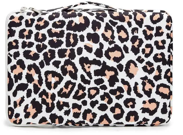 Alt view image 5 of 5 - Kinmac 360deg Protective Laptop Sleeve Case Bag Cover with Handle for MacBook Pro 16 inch,16 inch HP,Lenovo,Dell,ASUS,Acer Ultrabook and Business Laptop (Leopard-Pink)