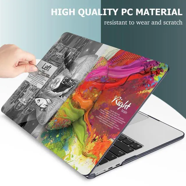Alt view image 4 of 5 - May Chen Compatible with M4 MacBook Air 15 inch Case 2025 2024 2023 A3241 A3114 M3 A2941 M2 with Liquid Retina Display & Touch ID, Plastic Hard Shell with Keyboard Cover - Brain