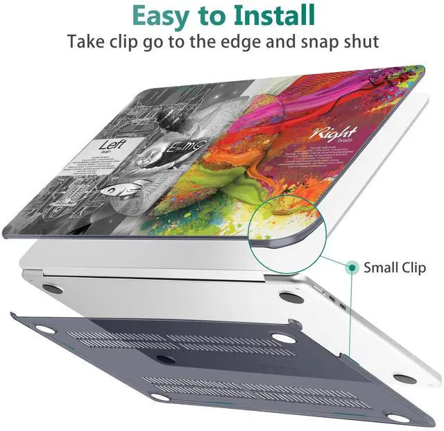 Alt view image 5 of 5 - May Chen Compatible with M4 MacBook Air 15 inch Case 2025 2024 2023 A3241 A3114 M3 A2941 M2 with Liquid Retina Display & Touch ID, Plastic Hard Shell with Keyboard Cover - Brain