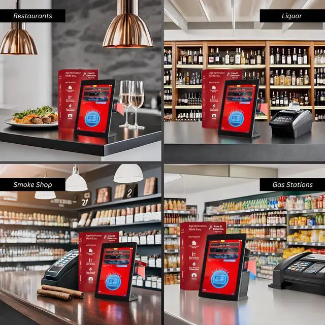 Alt view image 2 of 4 - Minor Decliner Smart ID Scanner - Detects Expired IDs and Underage Customers - Can Upgrade for Fake ID Detection - Onyx Edition