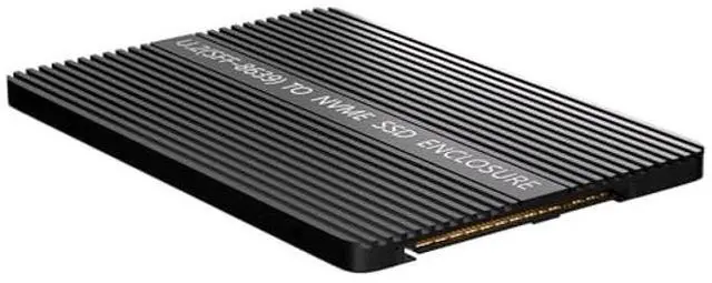 Main image of Mustpoint New Version M.2(NGFF) NVMe SSD to U.2 (SFF-8639) 2.5" SSD Adapter with Thermal pad, Convert M.2 NVMe SSD to U.2 not for SATA, Black