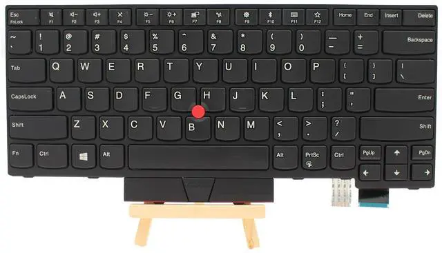 Alt view image 3 of 5 - PAEBAI+ Replacement Laptop Keyboard for Lenovo Thinkpad T470 T480 A475 A485 US Layout with Frame Pointer, Non-Backlight