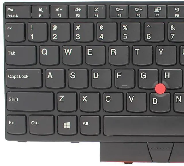 Alt view image 5 of 5 - PAEBAI+ Replacement Laptop Keyboard for Lenovo Thinkpad T470 T480 A475 A485 US Layout with Frame Pointer, Non-Backlight