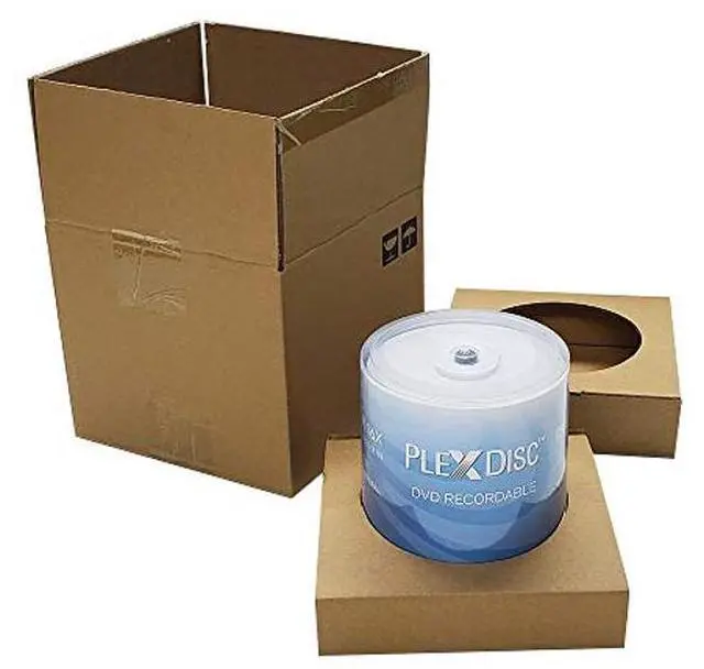 Alt view image 3 of 5 - PlexDisc DVD+R 4.7GB 16X White Thermal Hub Printable - 100 Disc Spindle (FFP) - 63C-415-BX