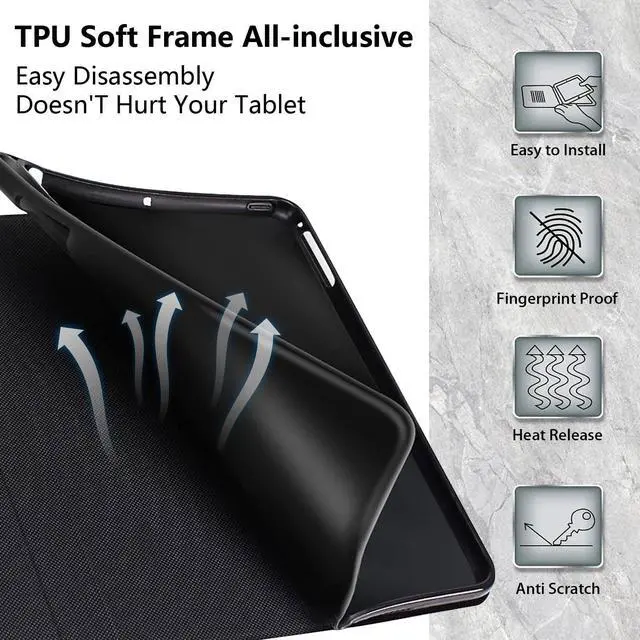 Alt view image 4 of 5 - Qindaiwen Keyboard Case for  Fire Max 11 (13th Generation, 2023 Release) with Detachable Bluetooth Keyboard & Slim PU Leather Protective Cover, Sunflower