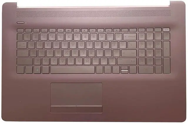 Main image of Replacement Upper Case Palmrest for HP 17T-by 17Z-CA 17-by 17-CA Laptop Backlight Keyboard Assembly Top Cover Touchpad US Layout L28089-001 Tranquil Pink