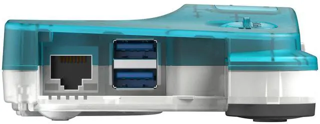 Alt view image 3 of 5 - RetroFlag 64Pi Case for Raspberry Pi5, SD Card Storage, Safe Shutdown and Safe Reset, MetaData in Emulation Station auto Saved