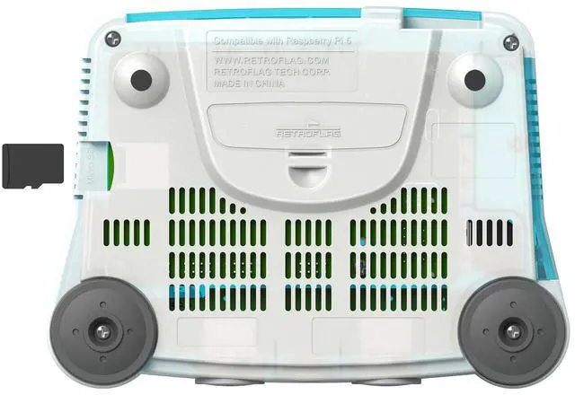 Alt view image 4 of 5 - RetroFlag 64Pi Case for Raspberry Pi5, SD Card Storage, Safe Shutdown and Safe Reset, MetaData in Emulation Station auto Saved