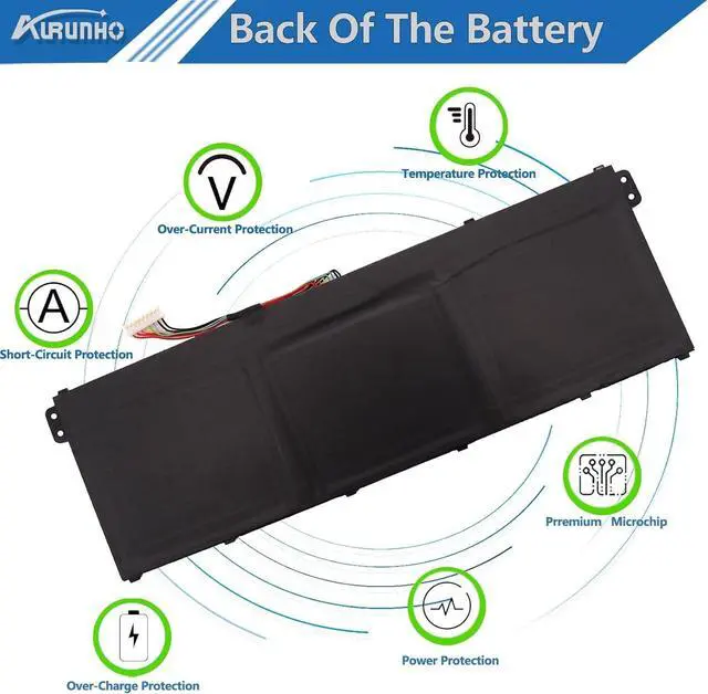 Alt view image 4 of 5 - AURUNHO AP18C8K Laptop Battery Replacement for Acer Aspire 5 A514-54 A514-54G A514-52 A514-52K A515-56 A515-56G A515-56S A515-56T Swift 3 SF314-42 SF314-57 SF314-58 SF314-58G SF314-59 TravelMate P215
