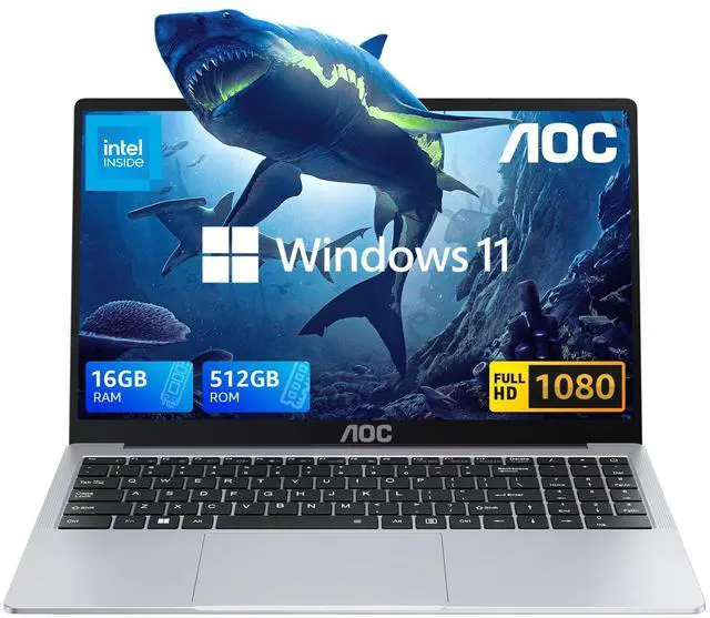 AOC 2025 Laptop, Laptop Computer with Intel Quad-Core Processor