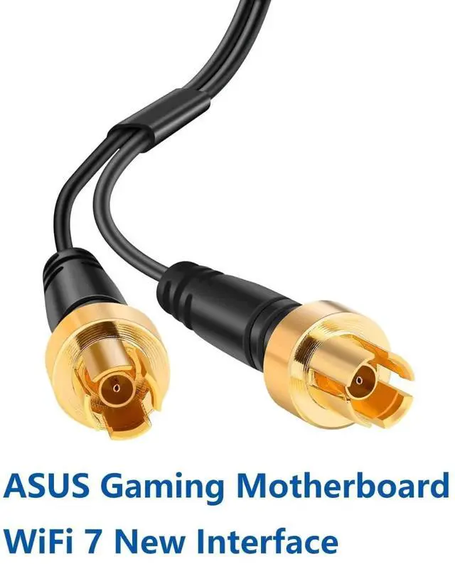 Alt view image 3 of 5 - WiFi 7 Gaming Motherboard Magnetic Base Replacement Antenna with New Interface for ASUS ROG Strix ASUS TUF/ROG Crosshair/Prime/ProArt Series WiFi 7 Gaming Motherboard, Slinkdsco